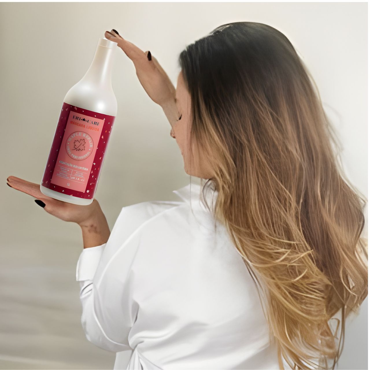 Kit Máscara Líquida Hidratação Instantânea + Lumy Óleo Reparador de pontas